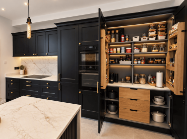 Painted Kitchen Black 51.2