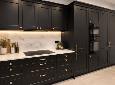 Painted Kitchen Black 62.4