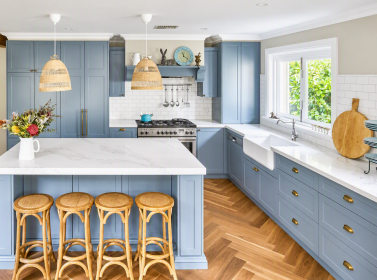Painted Kitchen Blue 401