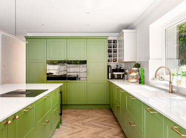 Painted Kitchen Green 101