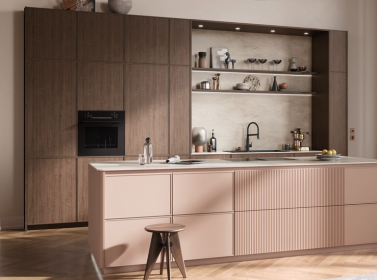 Painted Kitchen Pink 22