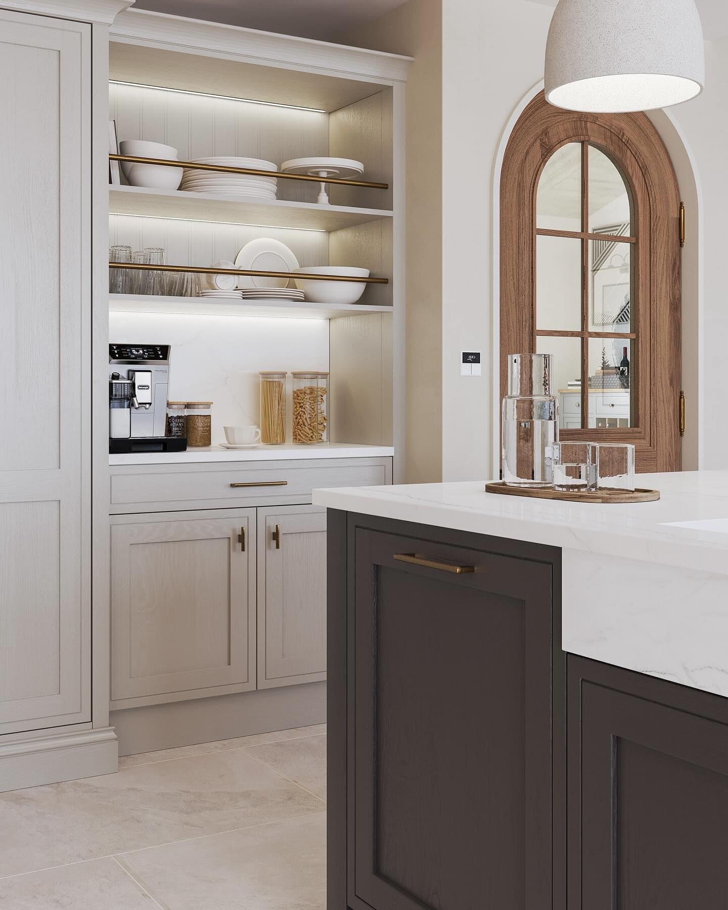 mock in frame kitchen 24