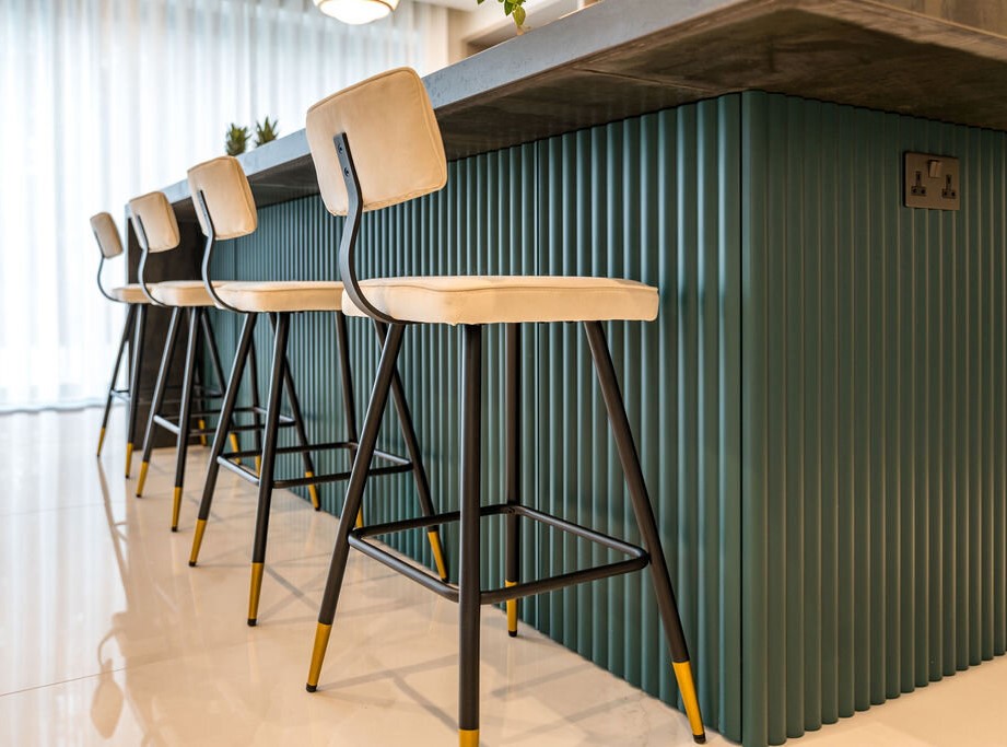 Fluted kitchen