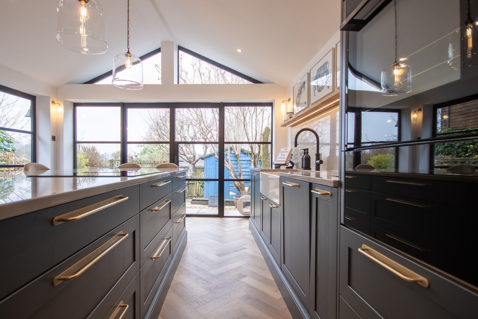 Painted Kitchen Blue 98