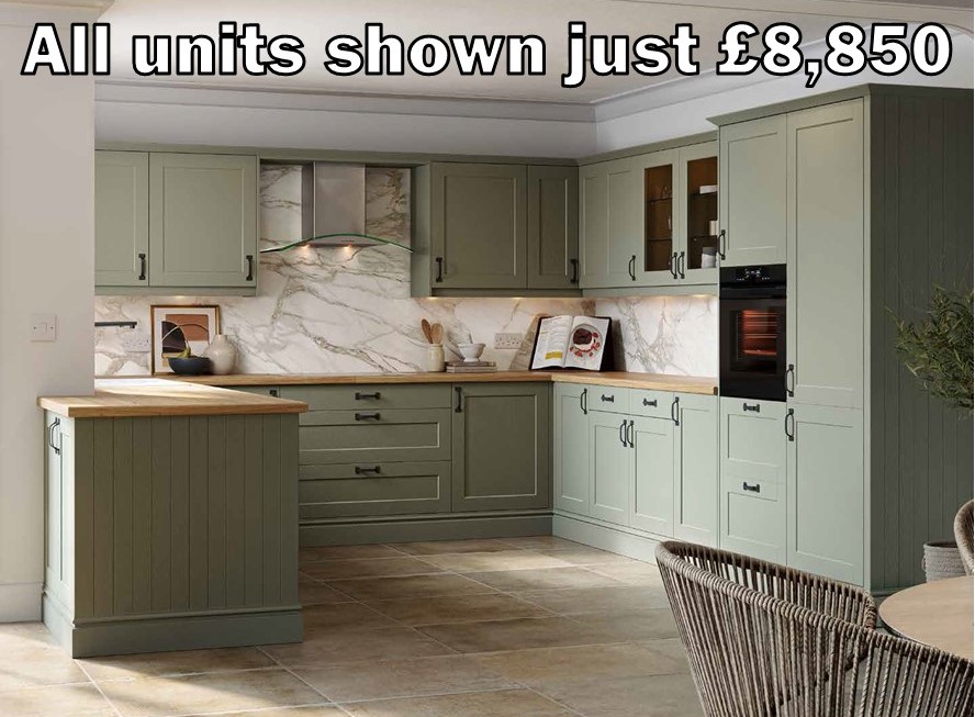 reed green shaker kitchen 13.1