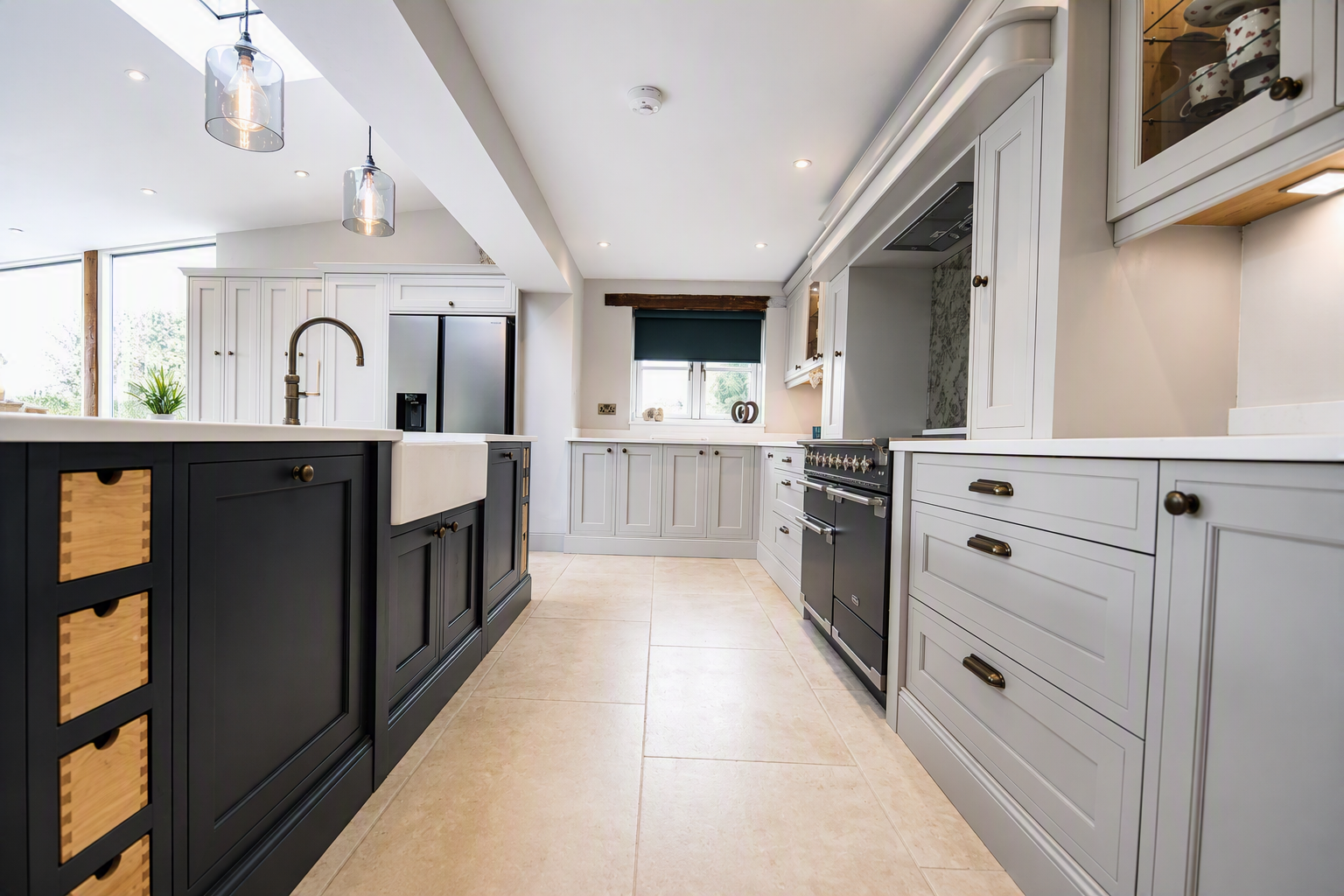 Faux in frame kitchen
