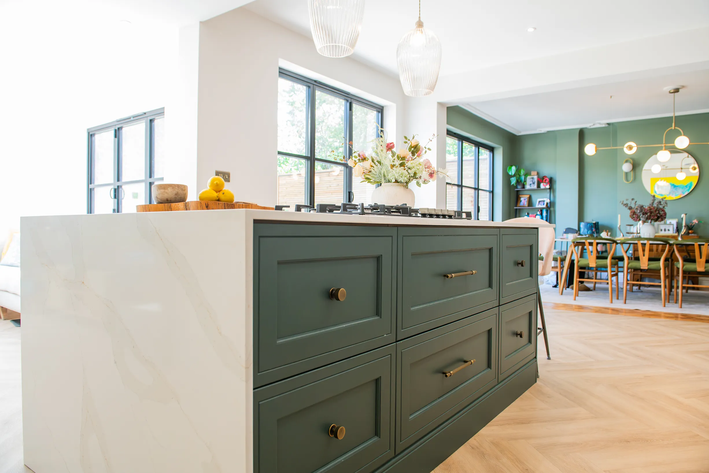 Faux in frame kitchen 8