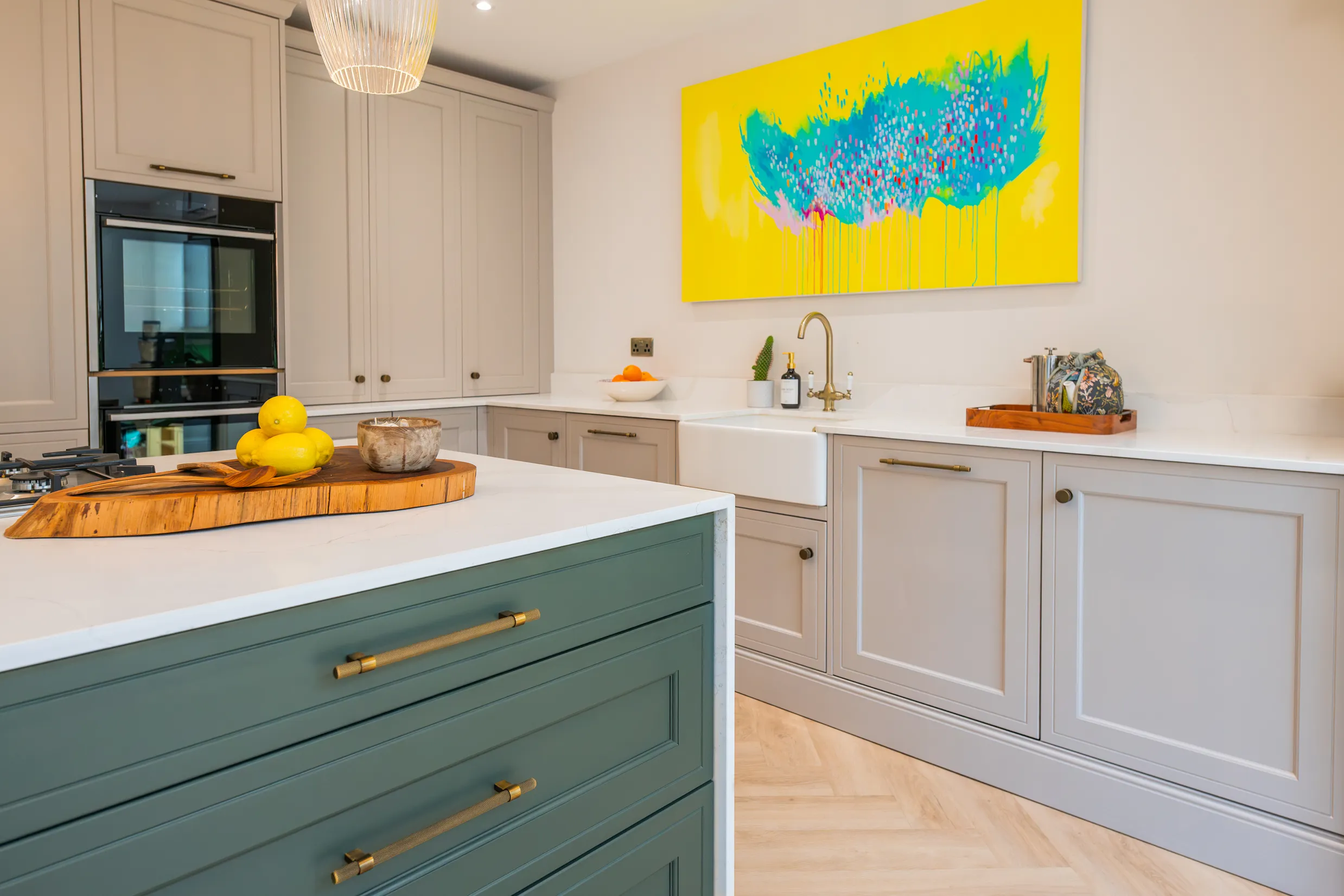 Faux in-frame kitchen