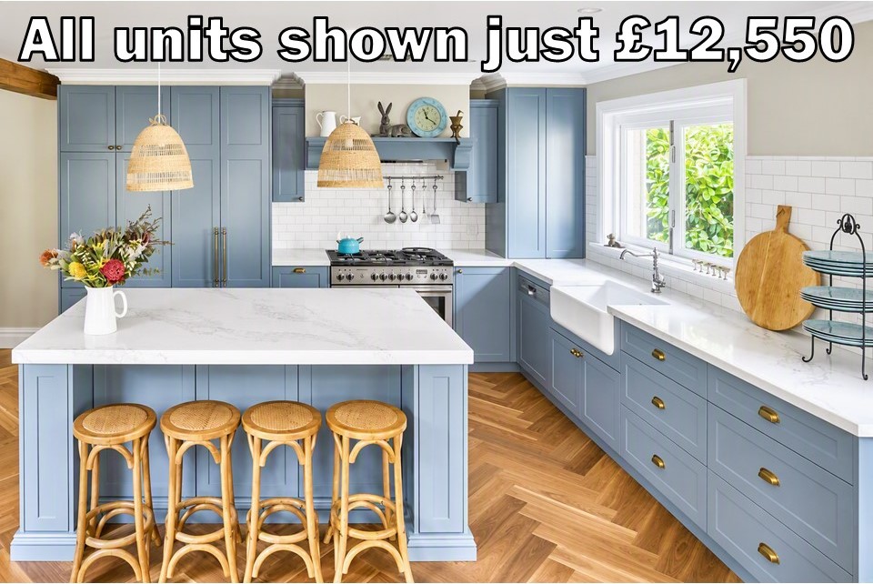 light blue shaker kitchen 100.1
