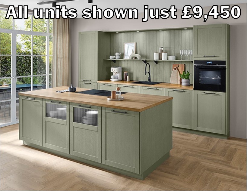 reed green shaker kitchen 150.1