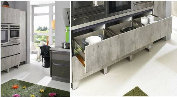 Concrete kitchen