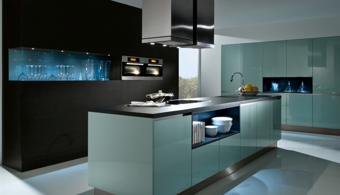 Designer Kitchen Blue