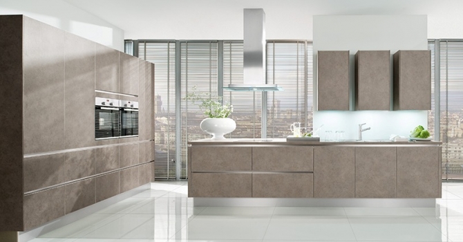 Designer Kitchen Grey Beige