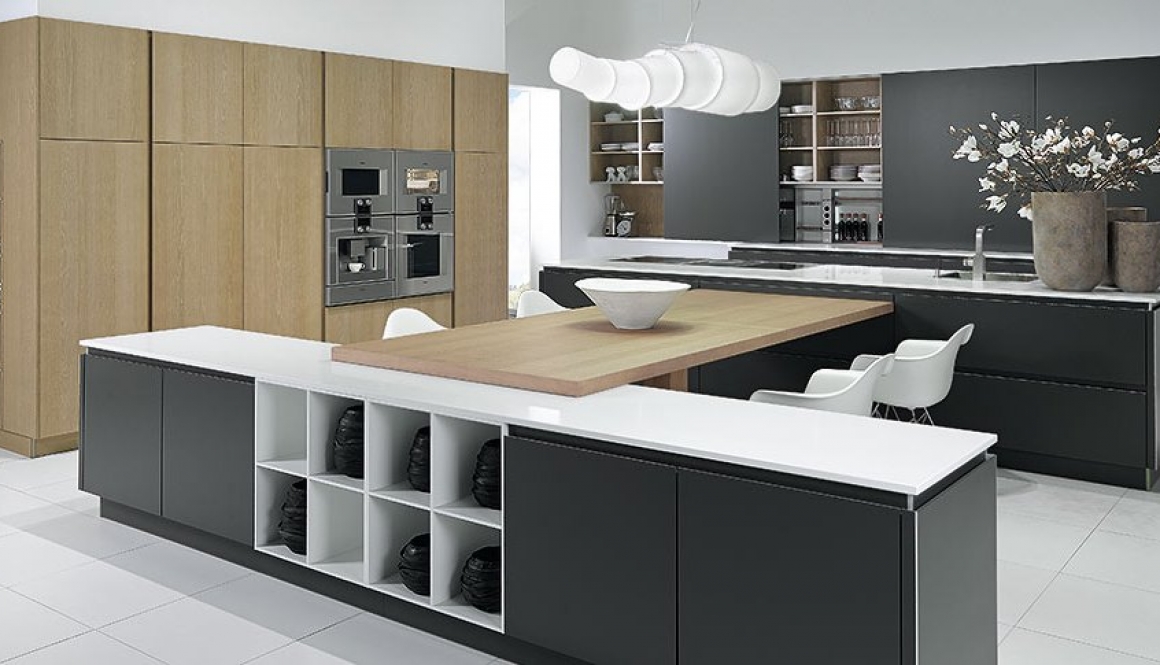 Designer Kitchen Grey Oak