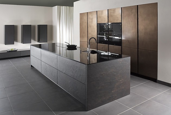 Designer Kitchen Metal & Stone
