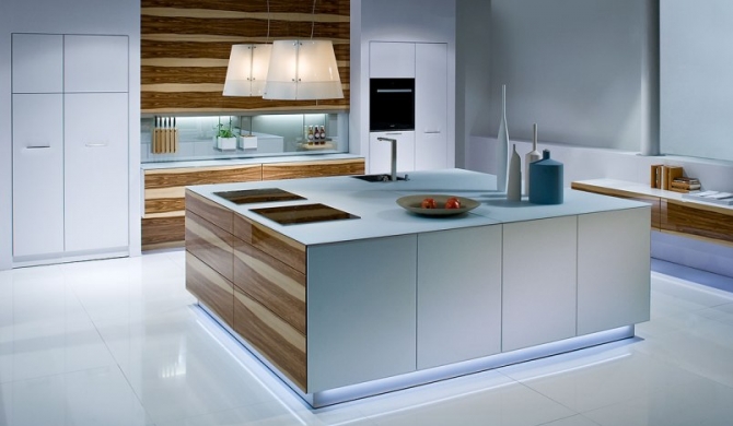 Designer Kitchen Tobacco Wood