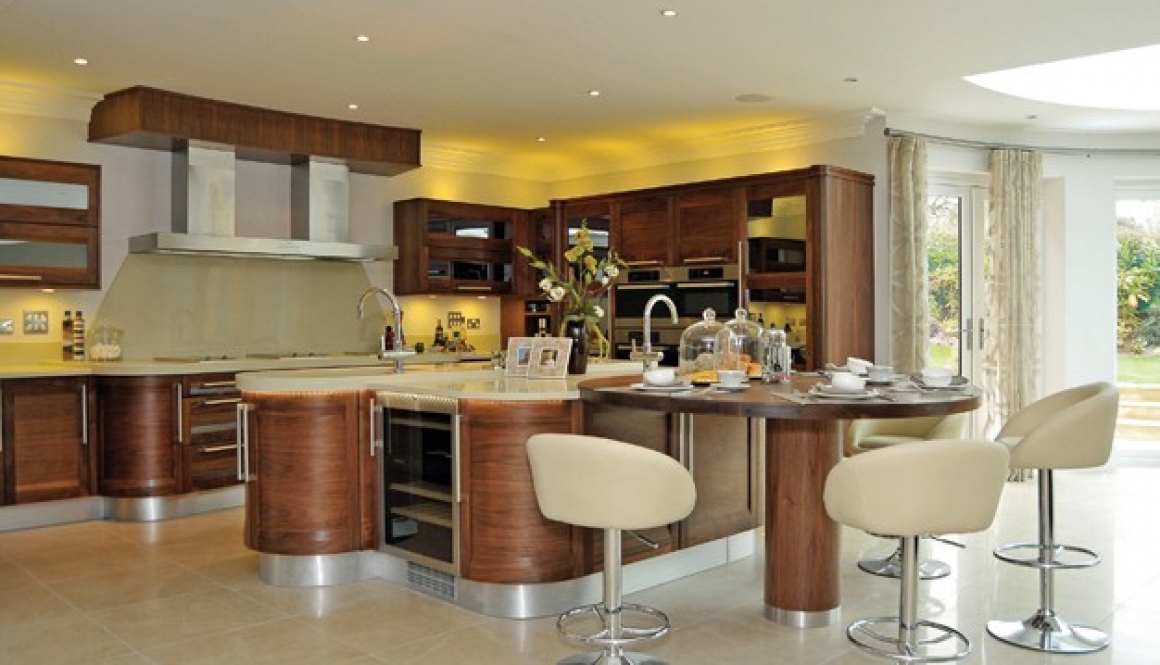 Designer Kitchen Walnut 9