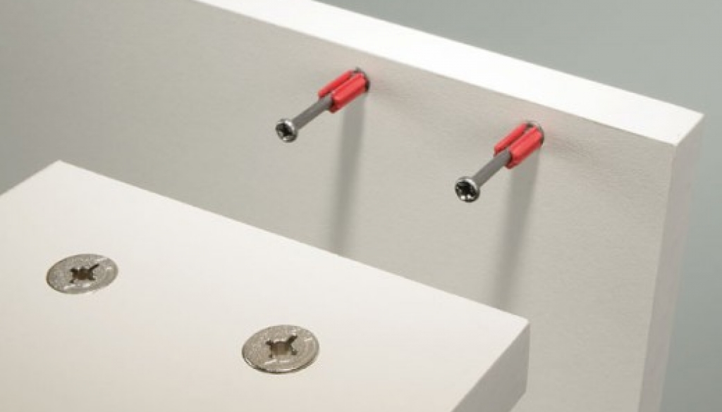 Flat pack kitchen Cam and Dowel