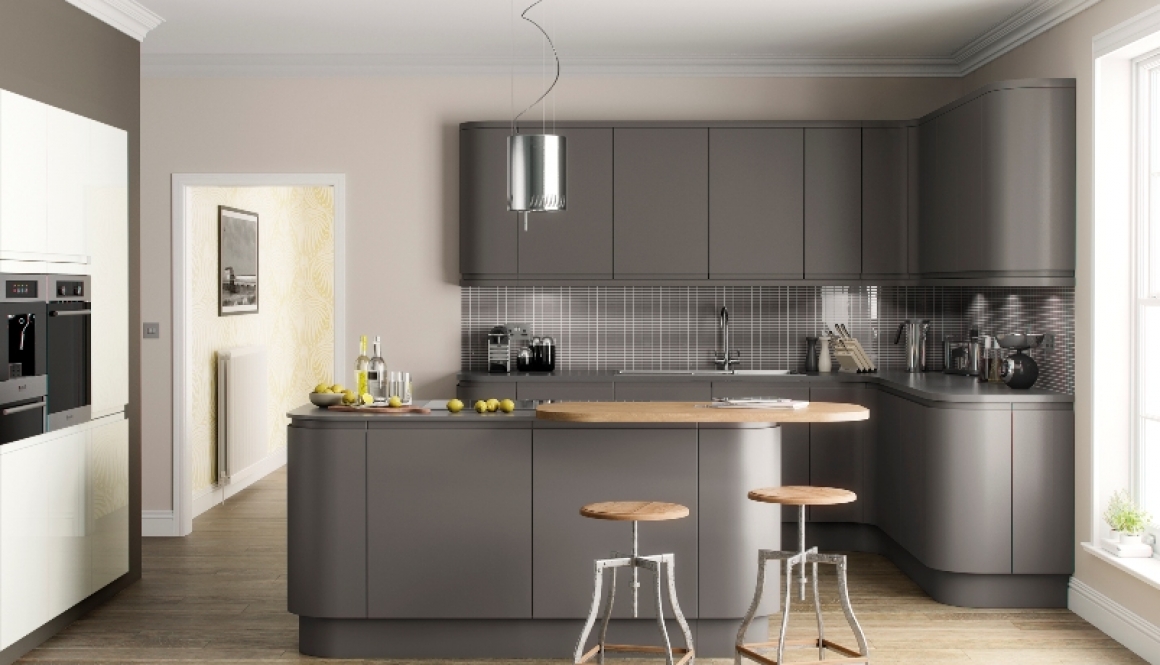 Matt Kitchen Dark Grey