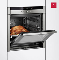 Oven Features Slide & Hide Oven 1