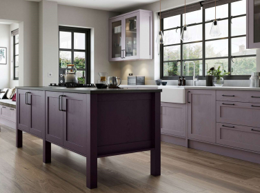 Painted Kitchen Purple
