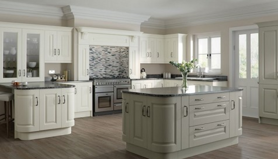 Painted Kitchen Grey Cream