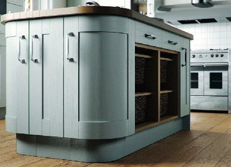Shaker Kitchens 5 piece blue painted shaker