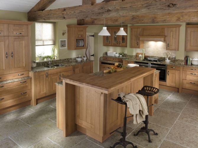 Wood Kitchen Classic Oak1