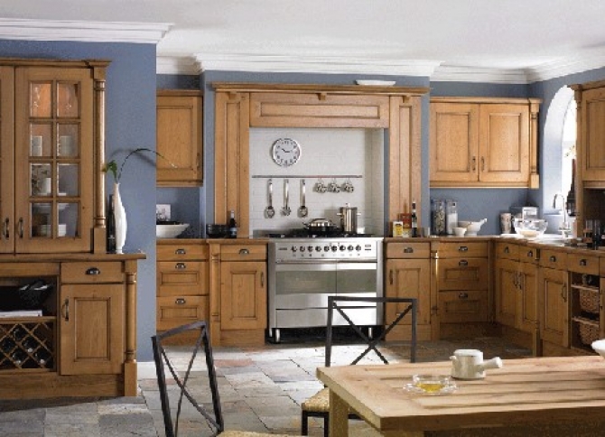 Wood Kitchen Knotty Oak