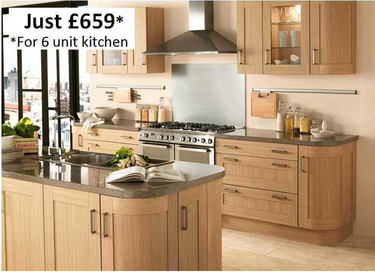 oak shaker kitchen 3 — KitchenFindr